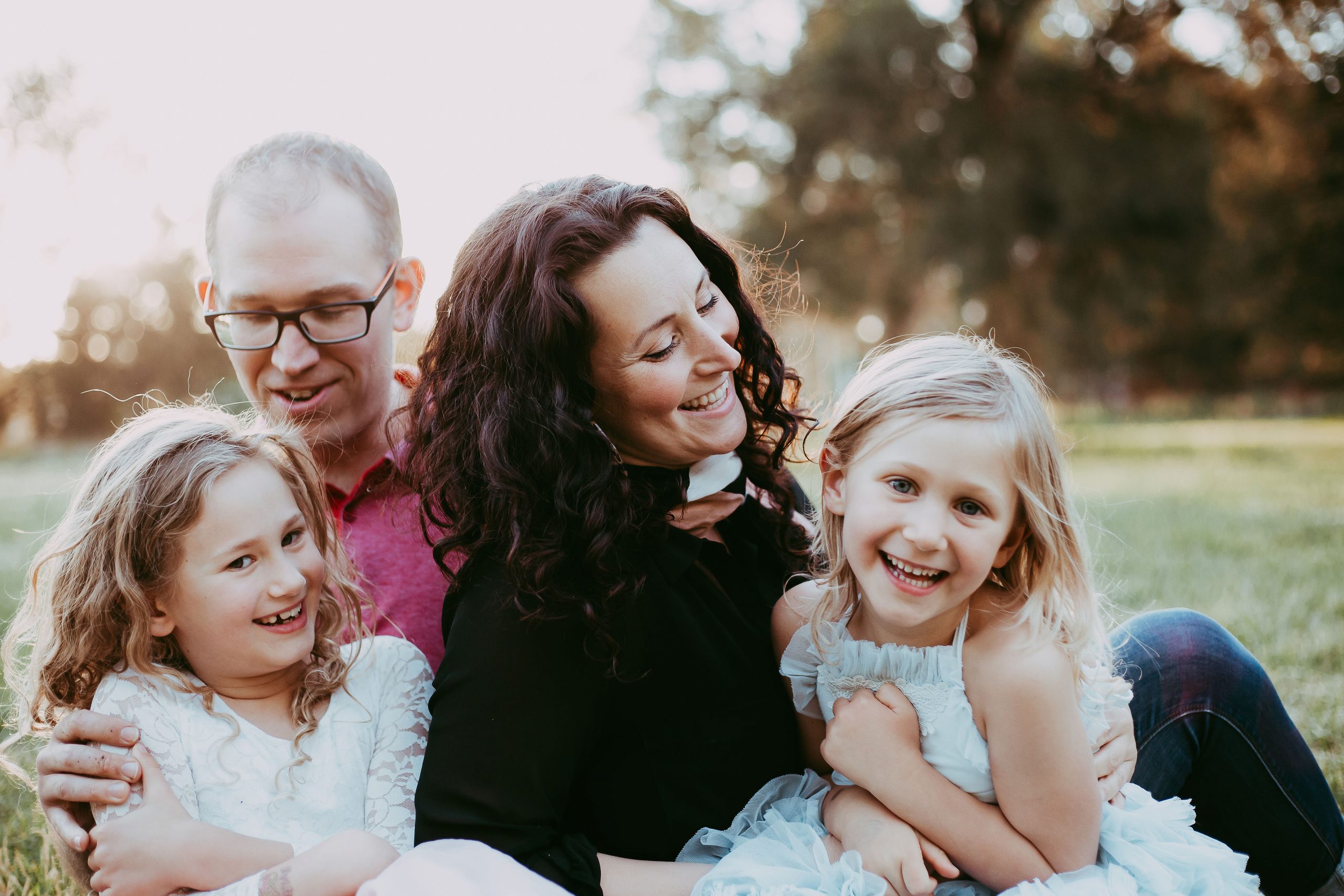 Anna with her family